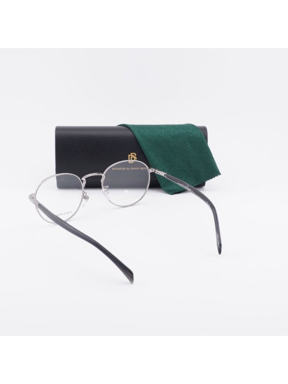 David Beckham DB1127 0POH 00 Round Eyeglasses 51mm - Ruthenium - Picture 5 of 10